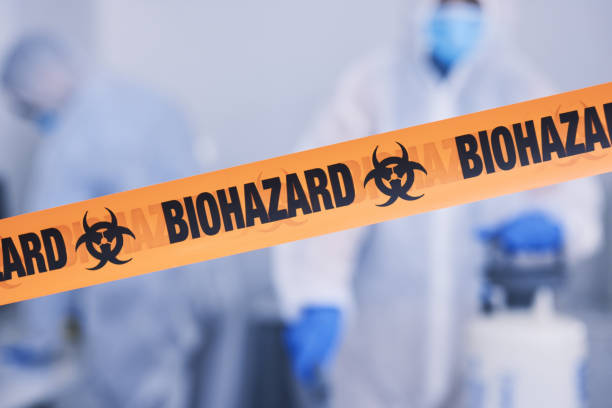 Professional Blood Cleanup technician working in Albany, OR